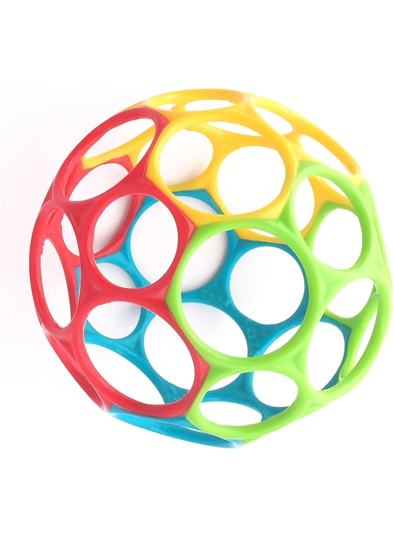 Mini Treasures Baby Classic ball Rattle Easy Grasp Toy for Infants and kids - Image 1